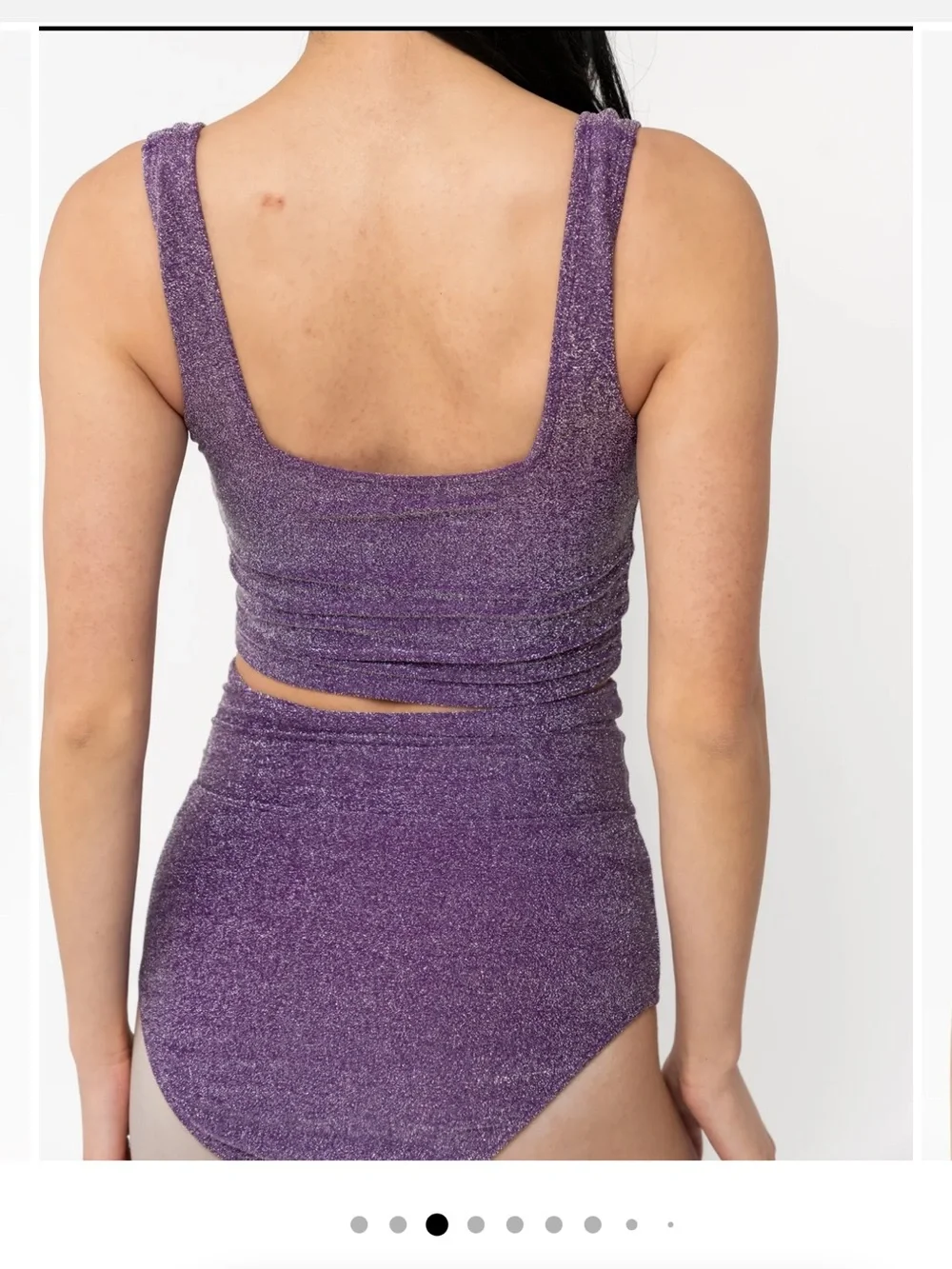 Coral Reef Swim (now Manava Swim) Purple Shimmer Two-Piece Swimsuit - Picture 3 of 6
